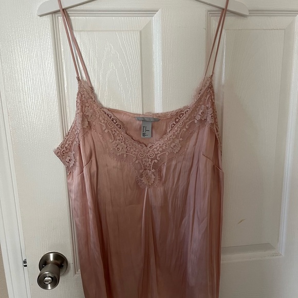 H&M Other - H&M Pink Lace Trim Chemise
